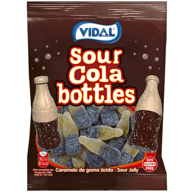Želejkonfektes Vidal skābās kolas 90g