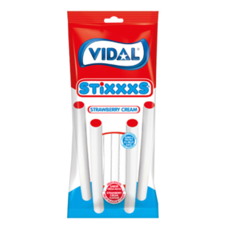 Želejkonfektes Vidal Stixxxs ar Zemeņu garšu 90g