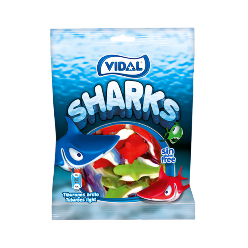 Želejkonfektes Vidal Haizivis 90g