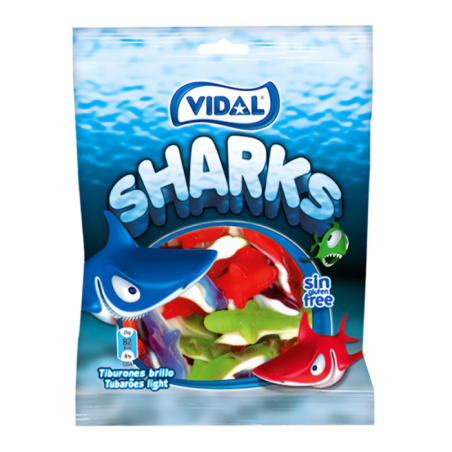 Želejkonfektes Vidal Haizivis 90g