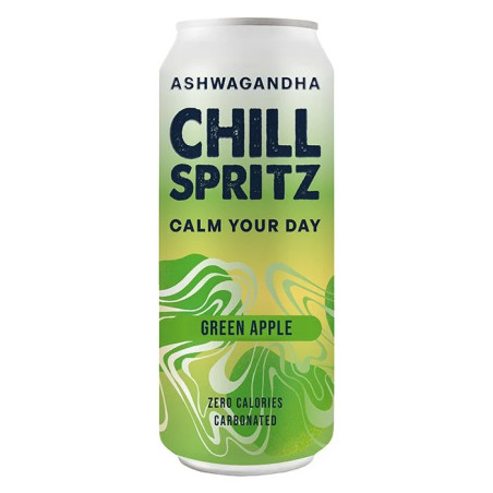 Dzēriens ChillSpritz Green Apple 330ml