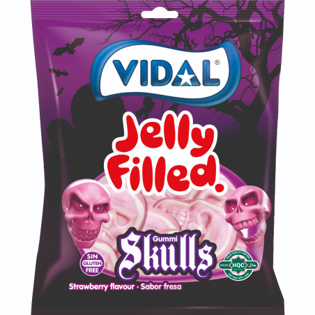 Želejkonfektes Vidal Skulls 90g