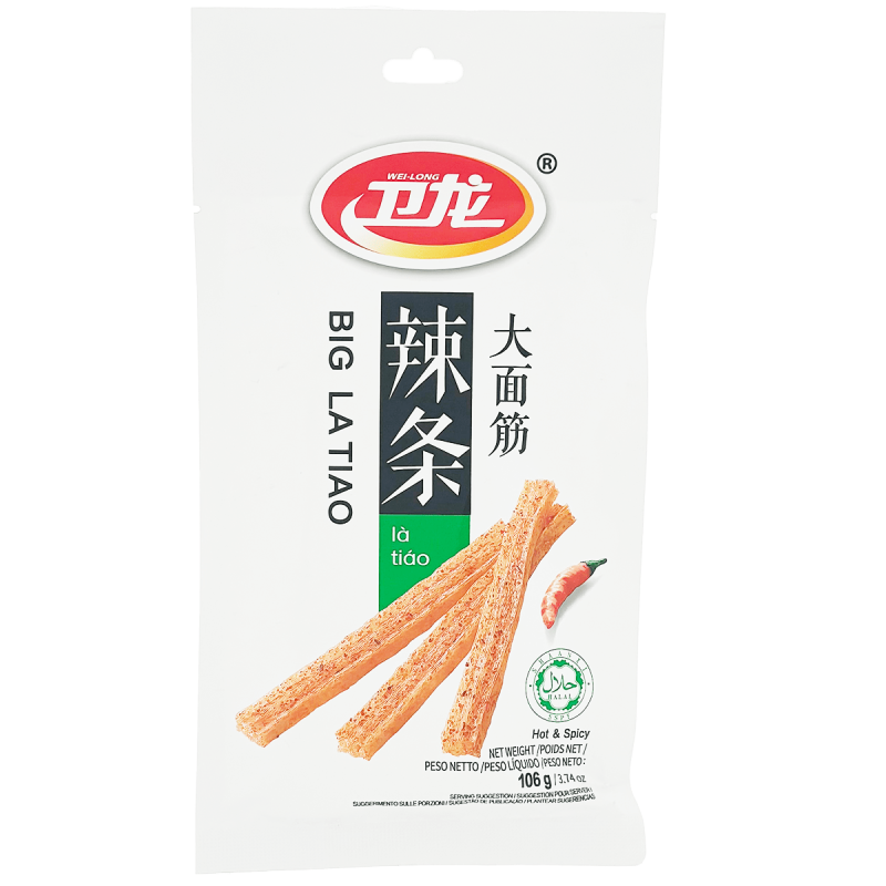 Uzkodas Wei Long Big Latiao pikants 106g