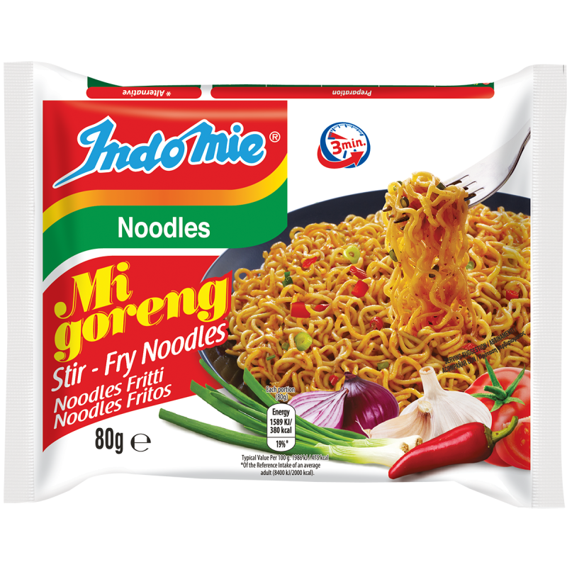 Ātri pag. nūdeles Indomie ar Mi Goreng g. 80g
