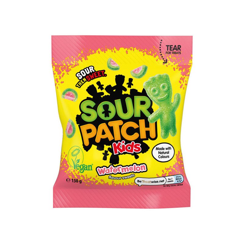 Želej. k. Sour Patch Kids ar arbūza garšu 130g