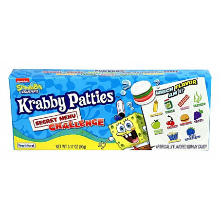 Želejas konfektes Krabby Patties Secret Menu Challenge 90g
