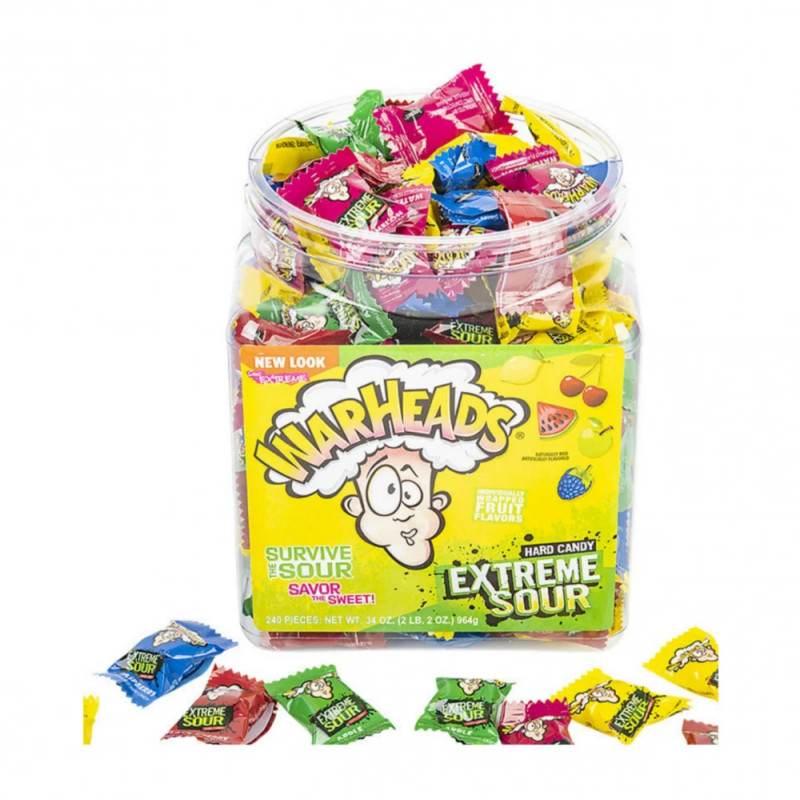 Ledene Warheads Extreme sour (dažādas garšas) 4g