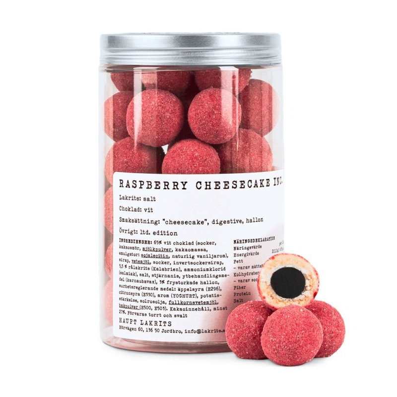 Lakricas konfektes "Raspberry Cheesecake" (Saldās) 250g
