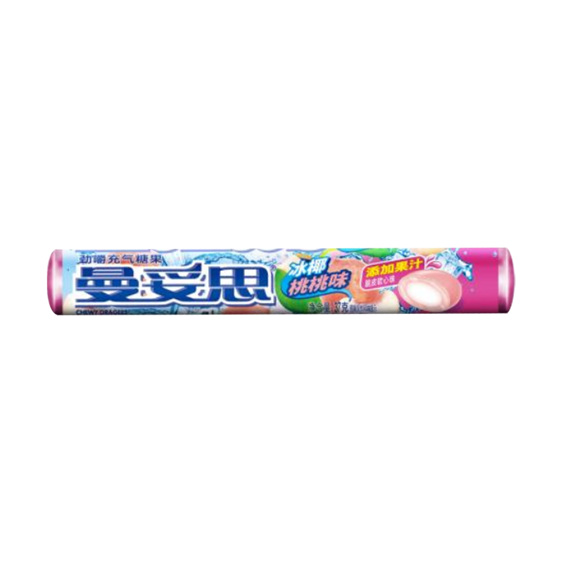 Dražejas Mentos Ice Coconut Peach 37g
