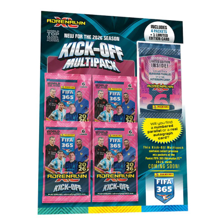 Kolekcionējamās kārtis Adrenalyn Kick-Off Multipack