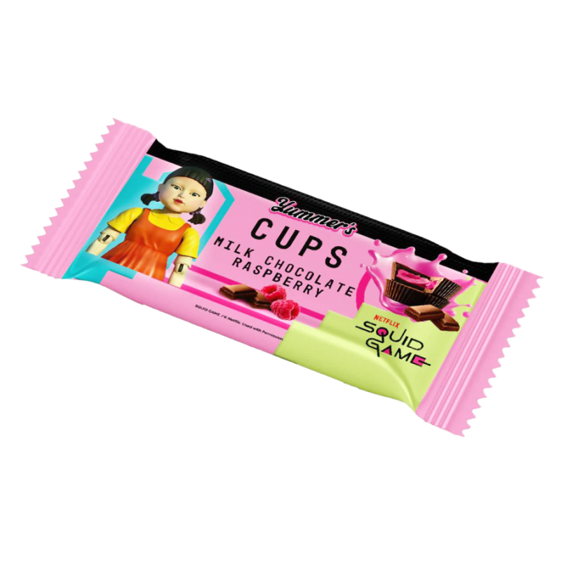 Cepumi Yummer's Squid Game Raspberry Cups 40g