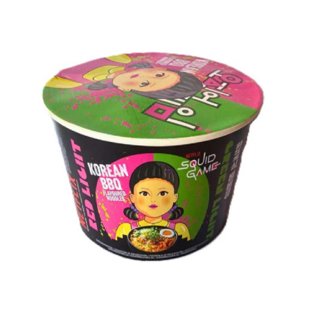 Ātri pag. nūdeles Squid Game ar korejas BBQ garšu 105g