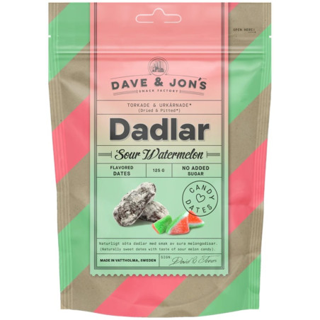 Saldā uzkoda Dave & Jon's ar Sour Watermelon 125g