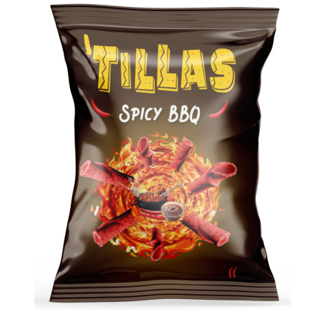 Kukurūzas uzkoda TILLAS Spicy BBQ 113g