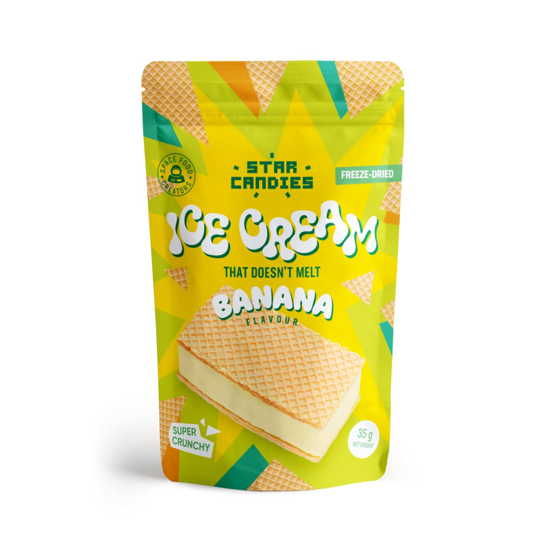 Liofilizēts saldējums Star Candies Banana 35g