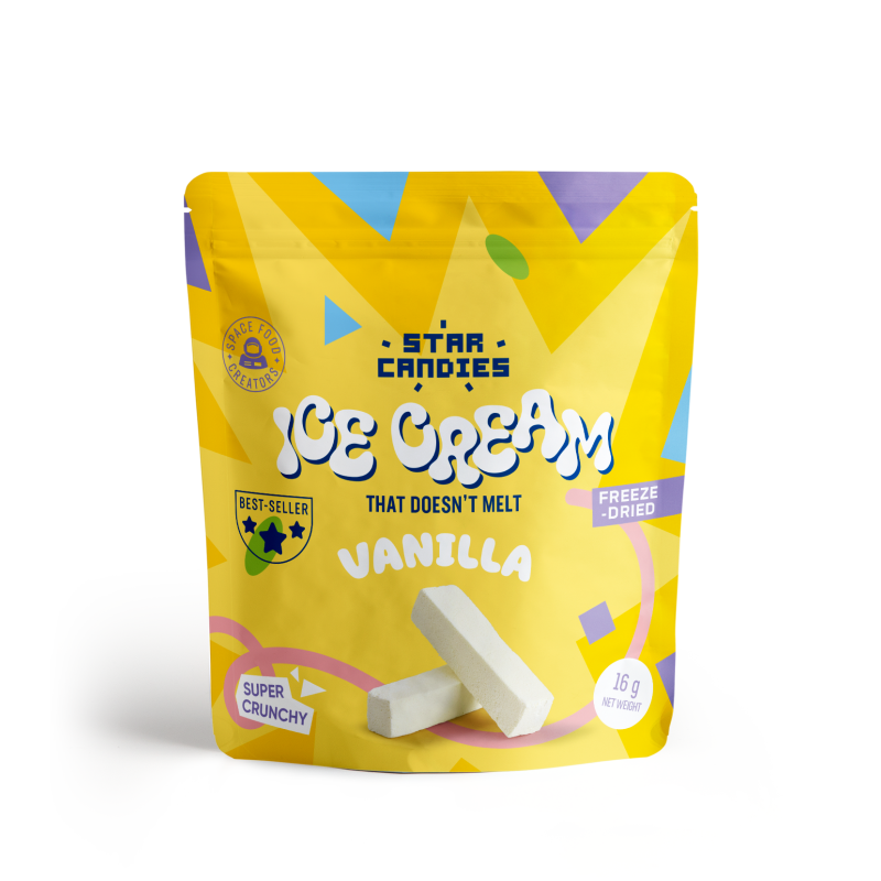 Liofilizēts saldējums Star Candies Vanilla 16g