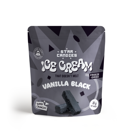 Liofilizēts saldējums Star Candies Vanilla Black 16g