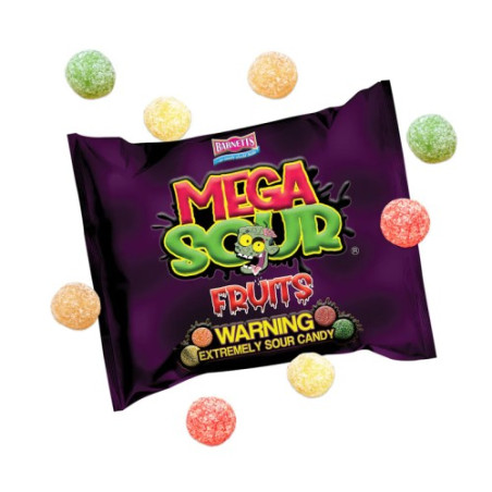 Ledenes Barnetts Mega Sour Fruits 104g