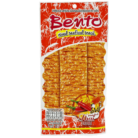 Uzkoda Bento kalmāri ar Namprik garšu 20g