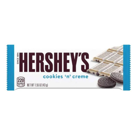 Šokolāde Hershey's cookies 'n' creme 43g
