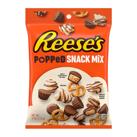 Salda uzkoda Reese's Popped Snack Mix 113g
