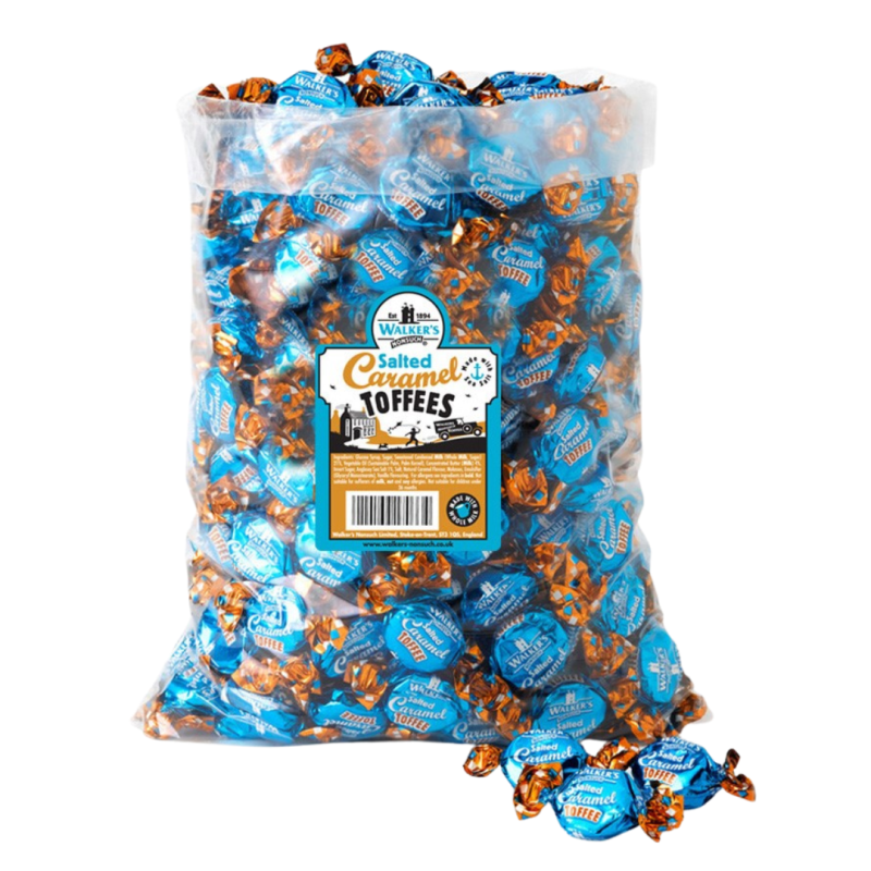 Konfektes Walkers Salted Caramel Toffee Bag 2.5kg