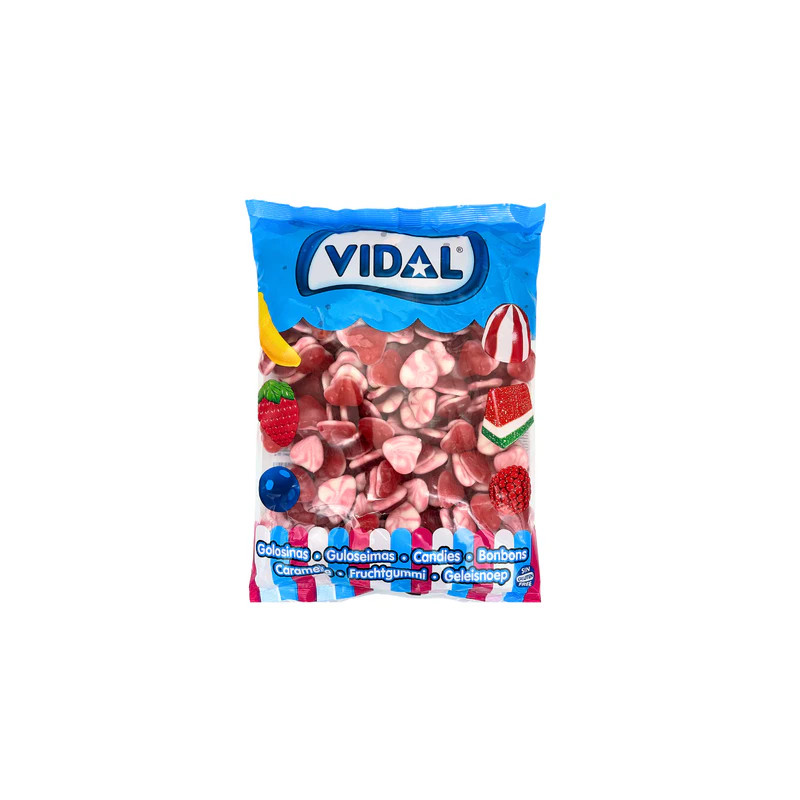 Želejkonfektes Vidal TWIST HEARTS 1kg